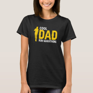 Cool DAD Run Marathons Awesome Runner For DADS Pre T-Shirt
