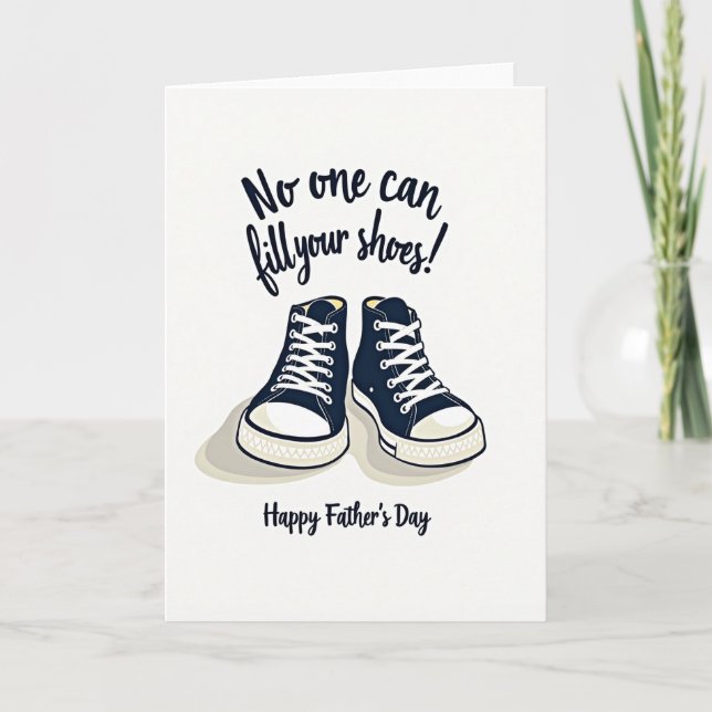 Cool Dad Shoe Fathers Day Card (Front)
