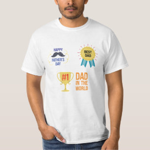 Cool Dad Vibes Design for Father's Day T-Shirt