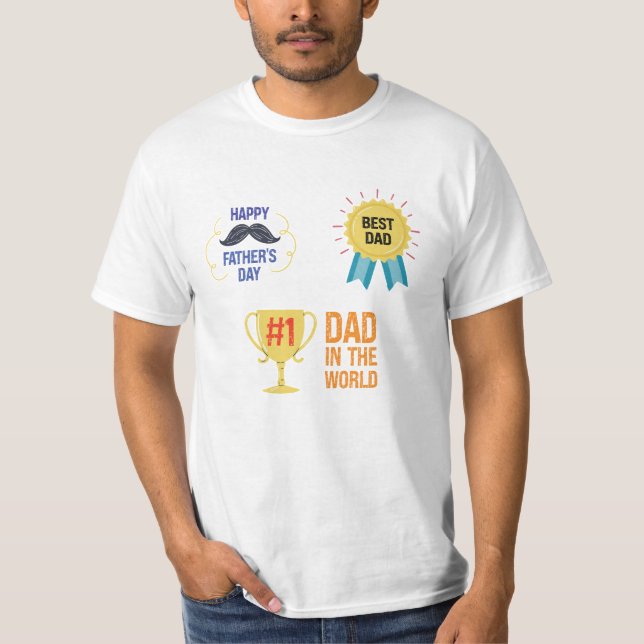 Cool Dad Vibes Design for Father's Day T-Shirt (Front)