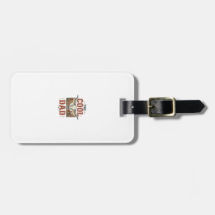 Cool Dad Western Longhorn Skull Vintage Shirt Desi Luggage Tag