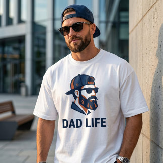 Cool Dad with Cap Sunglasses T-Shirt