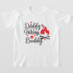 Cool Daddy's hiking buddy unisex kids T-Shirt
