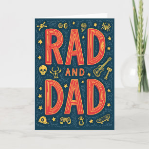 Cool Dads Art Fathers Day Card