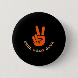 Cool Dads Club 2 Sided Funny Fathers Day 6 Cm Round Badge