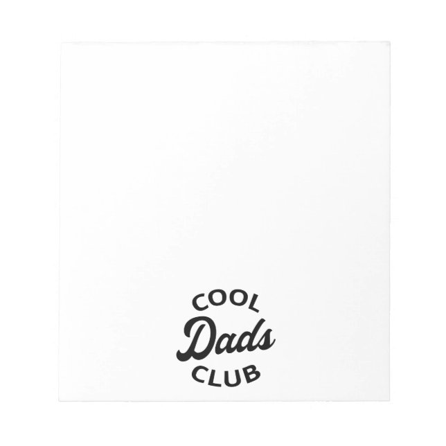 Cool Dads Club I Notepad (Front)
