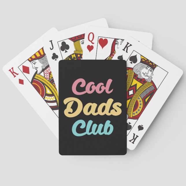Cool Dads Club II Playing Cards (Back)