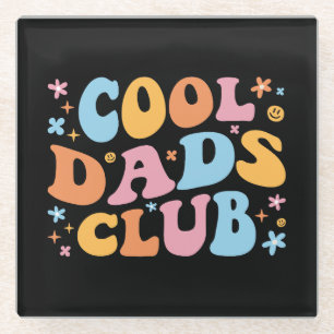 Cool Dads Club III Glass Coaster