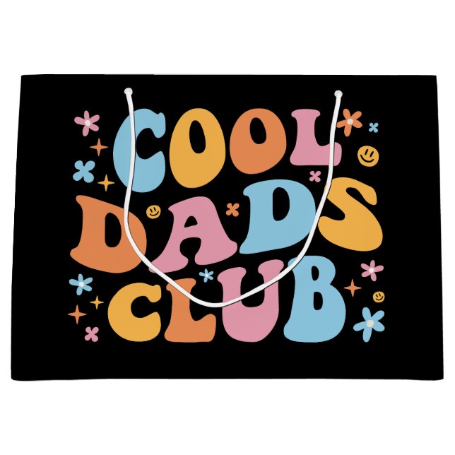Cool Dads Club III Large Gift Bag (Front)