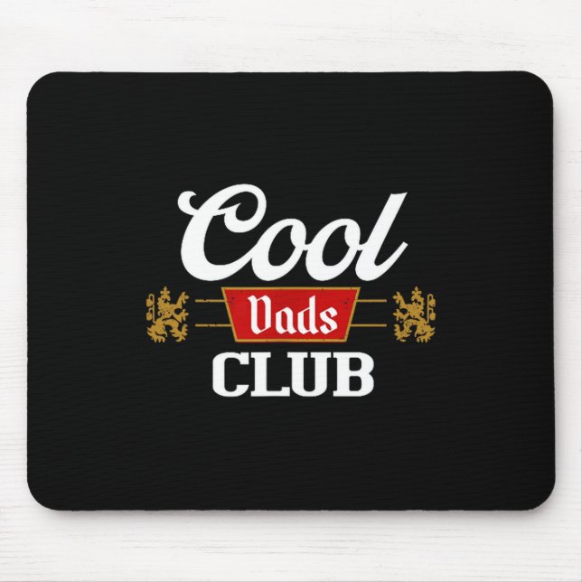 Cool Dads Club Shirt Father's Day From Daughter So Mouse Pad (Front)