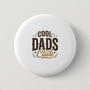 Cool Dads Club Vintage Dad Shirt Design_1 6 Cm Round Badge