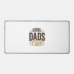Cool Dads Club Vintage Dad Shirt Design_1 Desk Mat