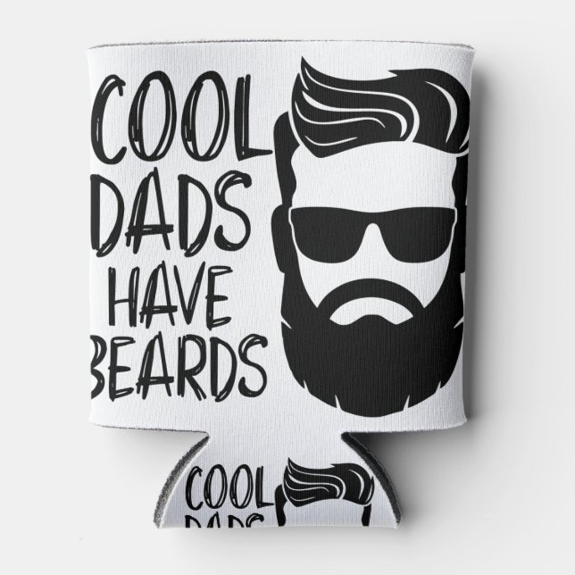 cool dads have beards can cooler (Front)