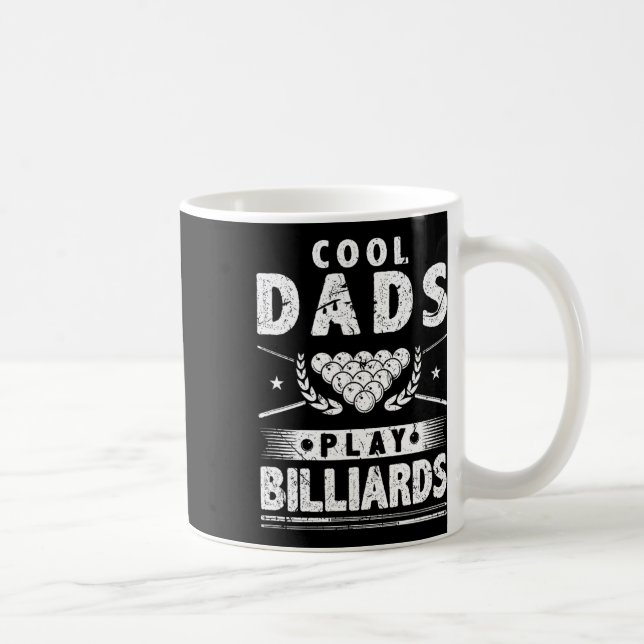 Cool Dads Play Billiards  Coffee Mug (Right)