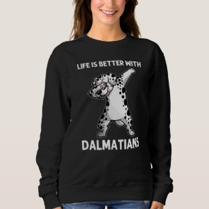Cool Dalmatian For Men Women Dalmatians Hip Hop Da Sweatshirt
