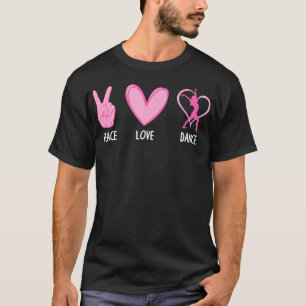 Cool Dance Art For Girls Women Dancing Lover Lyric T-Shirt