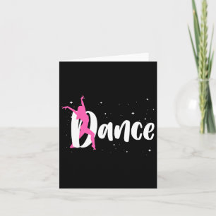 Cool Dance For Women Girls Ballroom Lyrical Hip Ho Card