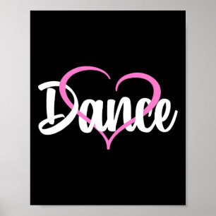Cool Dance For Women Girls Ballroom Lyrical Hip Ho Poster