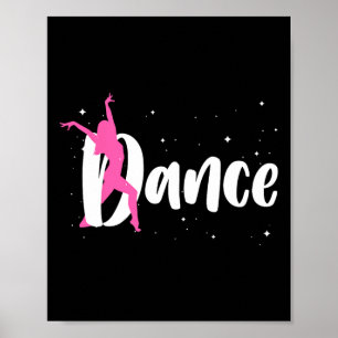 Cool Dance For Women Girls Ballroom Lyrical Hip Ho Poster