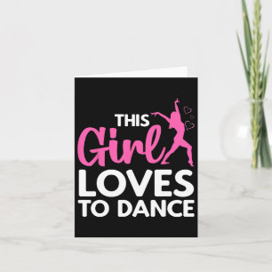 Cool Dance For Women Girls Hip Hop Dancing Breakda Card