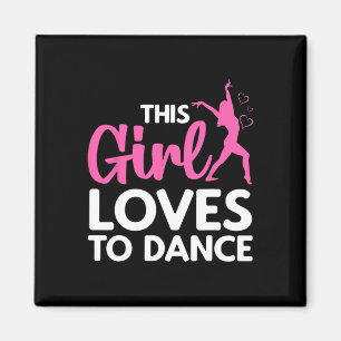 Cool Dance For Women Girls Hip Hop Dancing Breakda Magnet