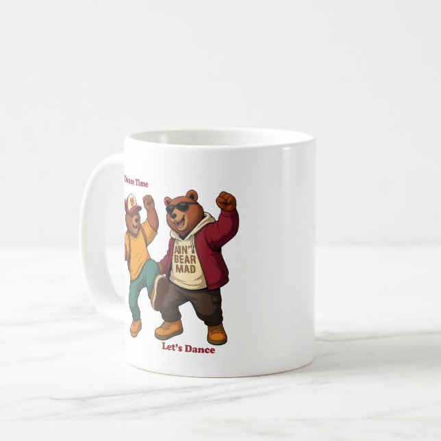 Cool Dancing Bears Coffee Mug (Front Left)