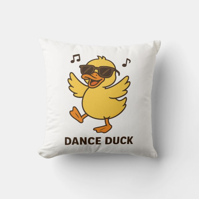 Cool Dancing Duck Cushion (Front)