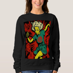 Cool Dancing Mom Retro Streetwear Dancer Mom  1 Sweatshirt