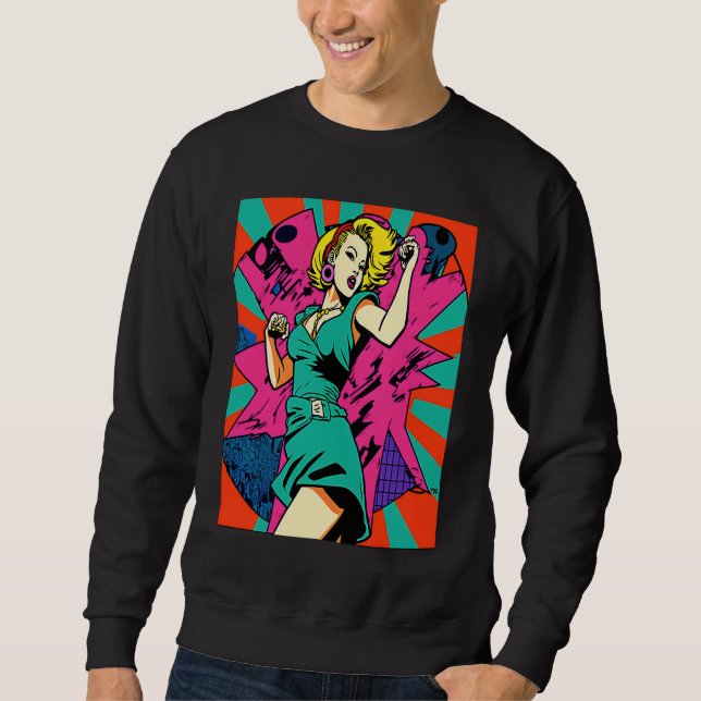 Cool Dancing Mom Retro Streetwear Dancer Mom Sweatshirt (Front)