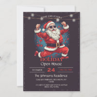 Cool dancing Santa Claus Illustration