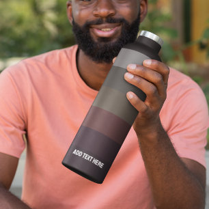 Cool Dark Colour Combinations Water Bottle