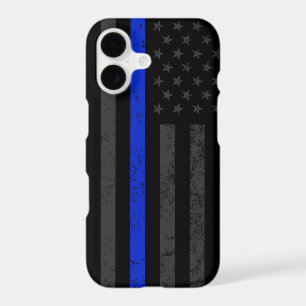 Cool Dark Distressed Police Style American Flag