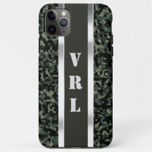 Cool Dark Green Camouflage iPhone 11 Pro Max Case