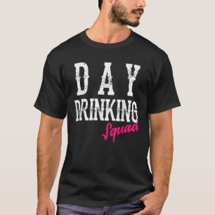 Cool Day Drinking Squad Funny Alcohol Drinker Grou T-Shirt