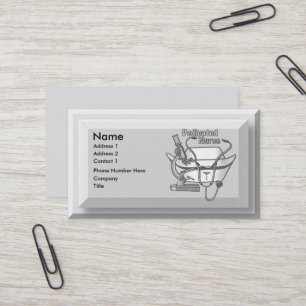 Cool Dedicated  Nurse business cards