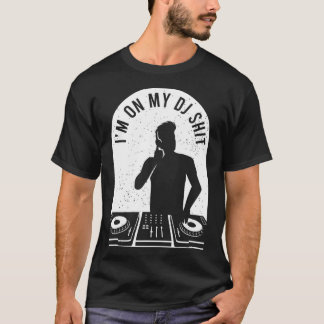 Cool Deejay Image Disc Jockey Meme Mixer Headset T-Shirt