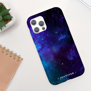 Cool Deep Space Galaxy w/ Name Case-Mate iPhone Case