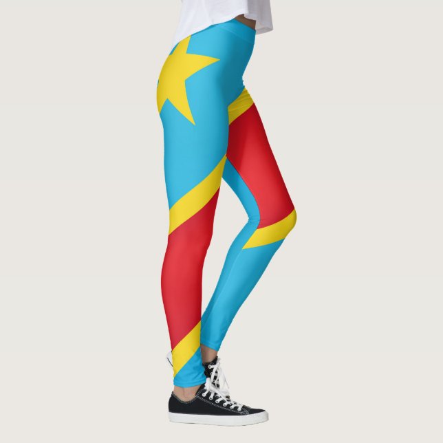 Cool Democratic Republic Of The Congo Fashion Leggings (Right)