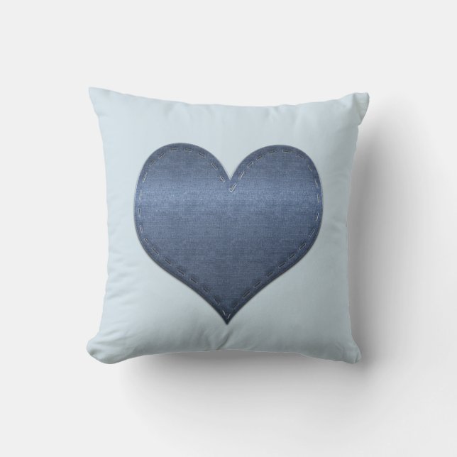 Cool Denim Look Cushion (Front)