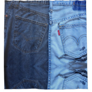 Cool denim texture Shower Curtain