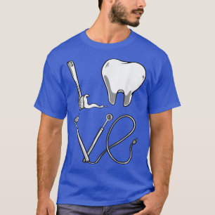 Cool Dental Hygienist Art Men Women Tooth Dental A T-Shirt