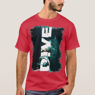 Cool Design Diver Diving Scuba Sea Scuba Diving Di T-Shirt