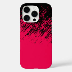 Cool Design in Black and Red iPhone 16 Pro Case