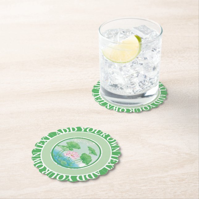 Cool Design Paper Coaster (Insitu)