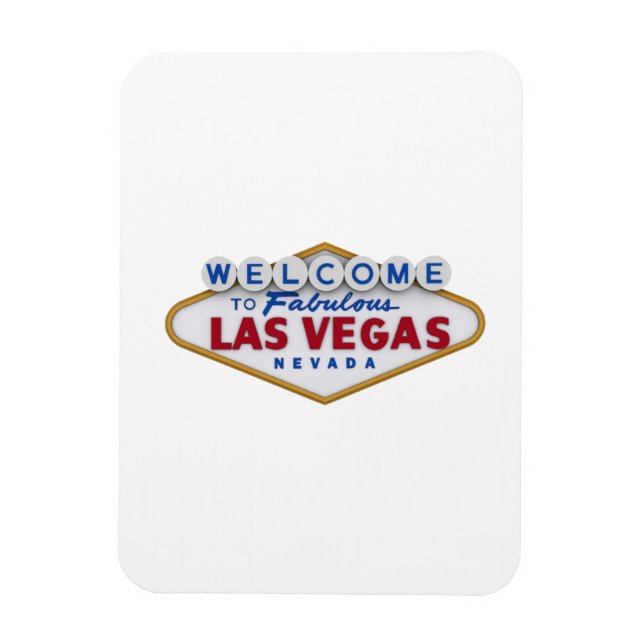 cool designer magnet welcome to las vegas (Vertical)