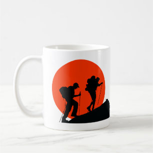 cool designer mug i love hiking
