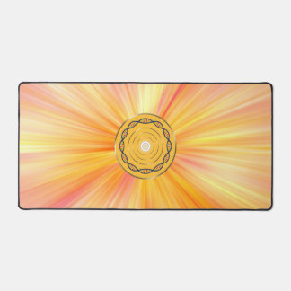 Cool desk mat for laptop and mouse