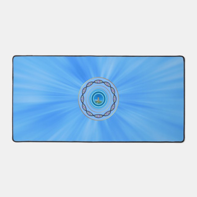 Cool desk mat for laptop and mouse (Front)