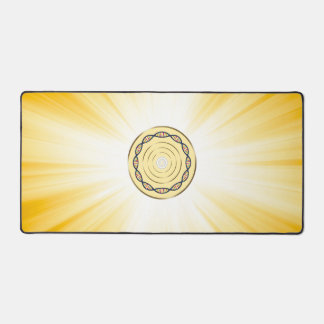 Cool desk mat for laptop and mouse