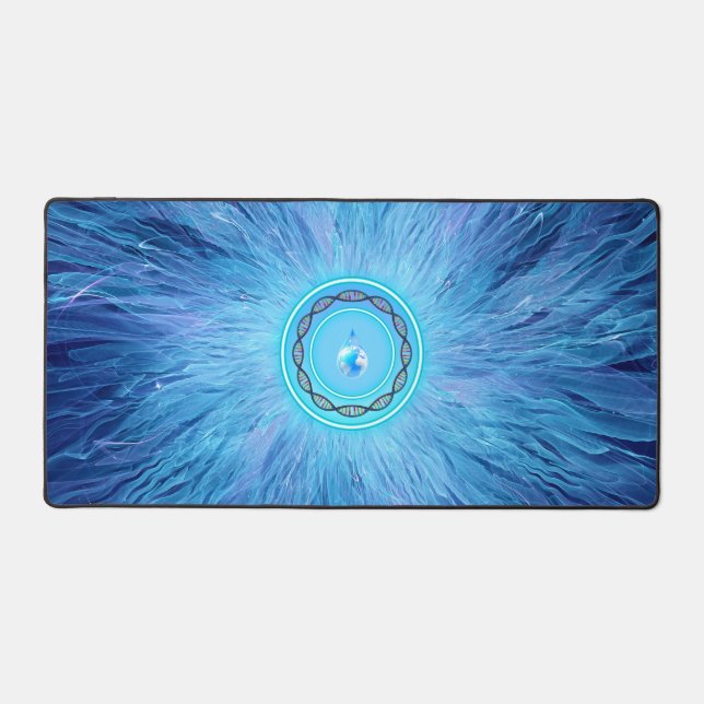 Cool desk mat for laptop and mouse (Front)